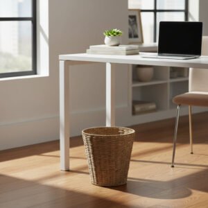 Storage & Organization Seagrass Round Waste Paper Basket