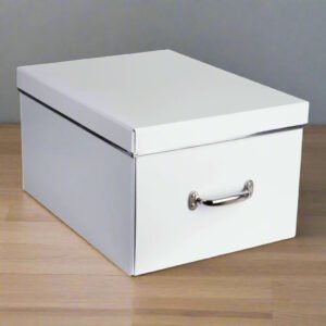 Large Storage Box with Metal Handles