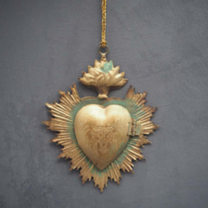 Ex Voto Verdigris Gold Box