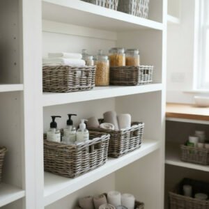 Hand Crafted Rattan Storage Set