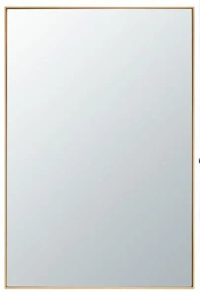 MRR2011C-FRONT.jpg Harlon Wood and Metal Mirror in Brass