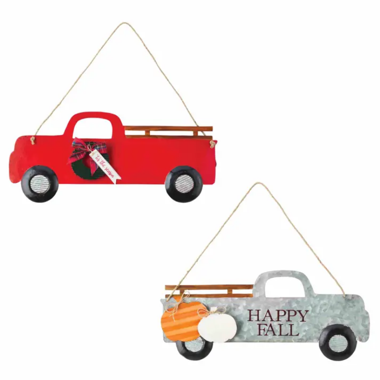 Screenshot2022-10-10at18-57-40HolidayTruckReversibleDoorHangerMudPie.png Reversible Tin Truck Door Hang