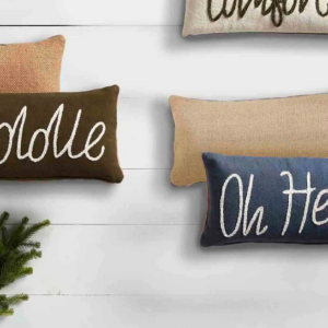 Cuddle or Oh Hello Dhurrie Cotton Throw Pillows