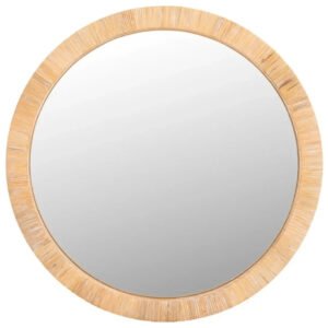 Mila Wooden Frame Mirror in Natural