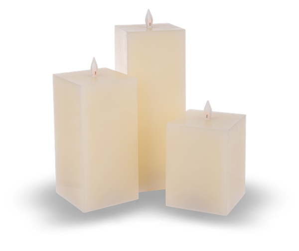 ardp1438_inc.png Luxury Lite Square Ivory LED Wax Pillar Candles - Image 3