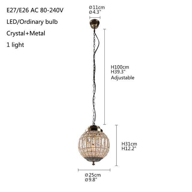 avenila-retro-vintage-royal-empire-ball-style-led-crystal-modern-chandelier-lamp-881213.jpg Avenila Retro Vintage Royal Empire Ball Style LED Crystal Modern Chandelier Lamp - Image 2