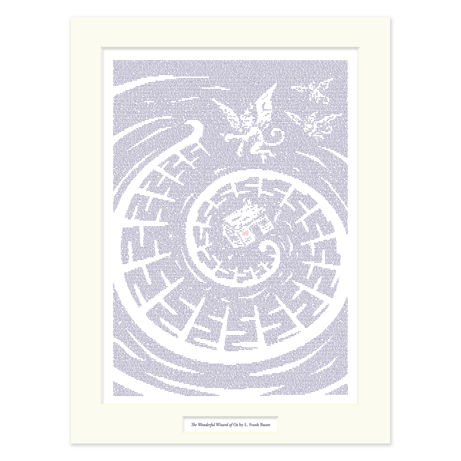 cde2dbbaed3f461218db5a9e29644a9d31a148982865029a6f6d330f8dae942a.png Matted Book Art | The Wonderful Wizard of Oz