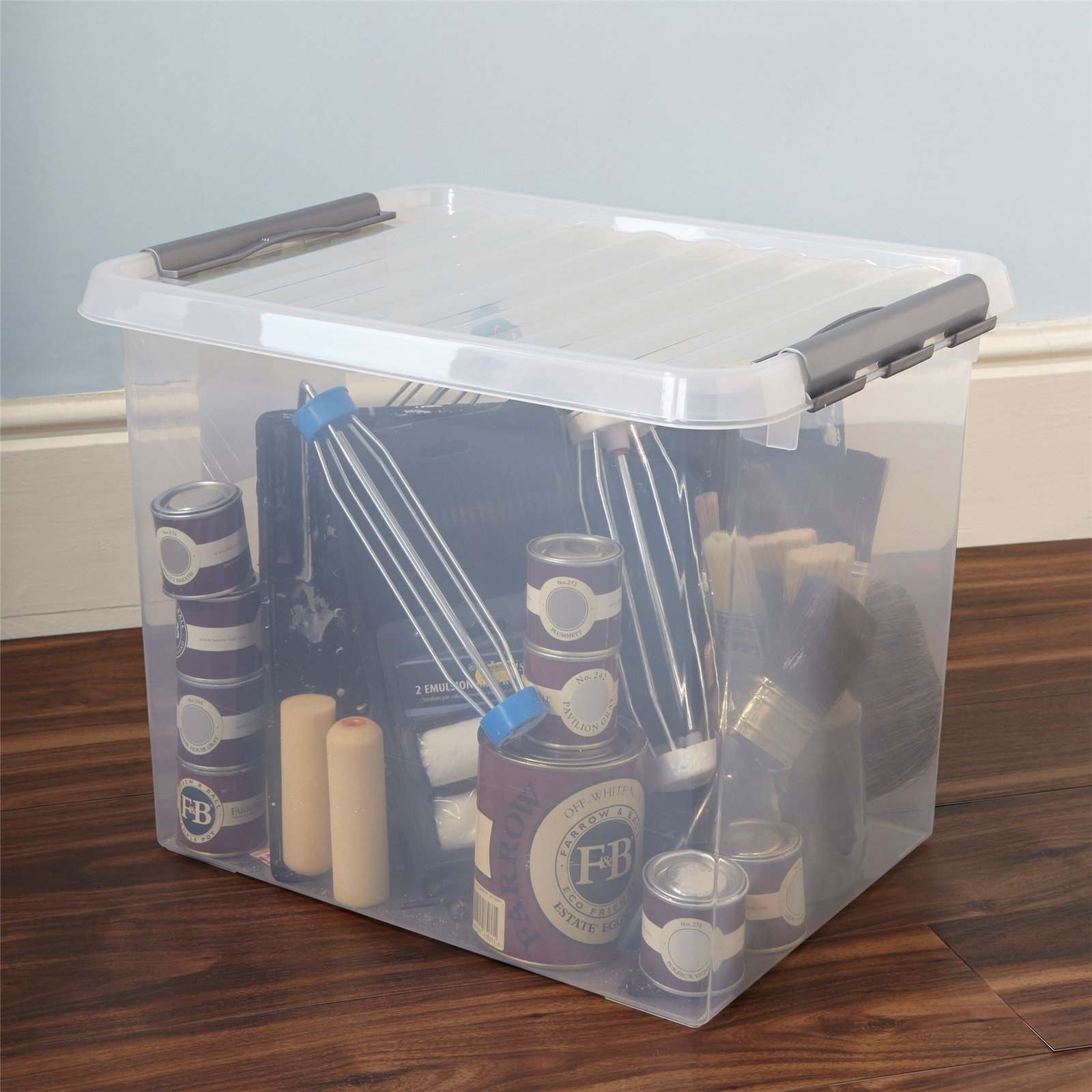 f06aa51b-5468-453d-87f9-9ada9896c097.jpg Lidded Plastic Toy Storage Box - 52Ltr