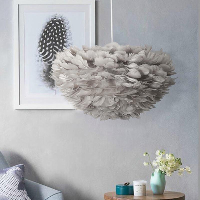 feather-pendant-lights-hanglamp-pendant-lamp-nordic-design-lustre-vintage-loft-decor-dining-room-kitchen-home-light-fixtures-led-283884.jpg Feather Pendant Lights Hanglamp Pendant Lamp Nordic Design Lustre Vintage Loft Decor Dining Room Kitchen Home Light Fixtures LED - Image 2