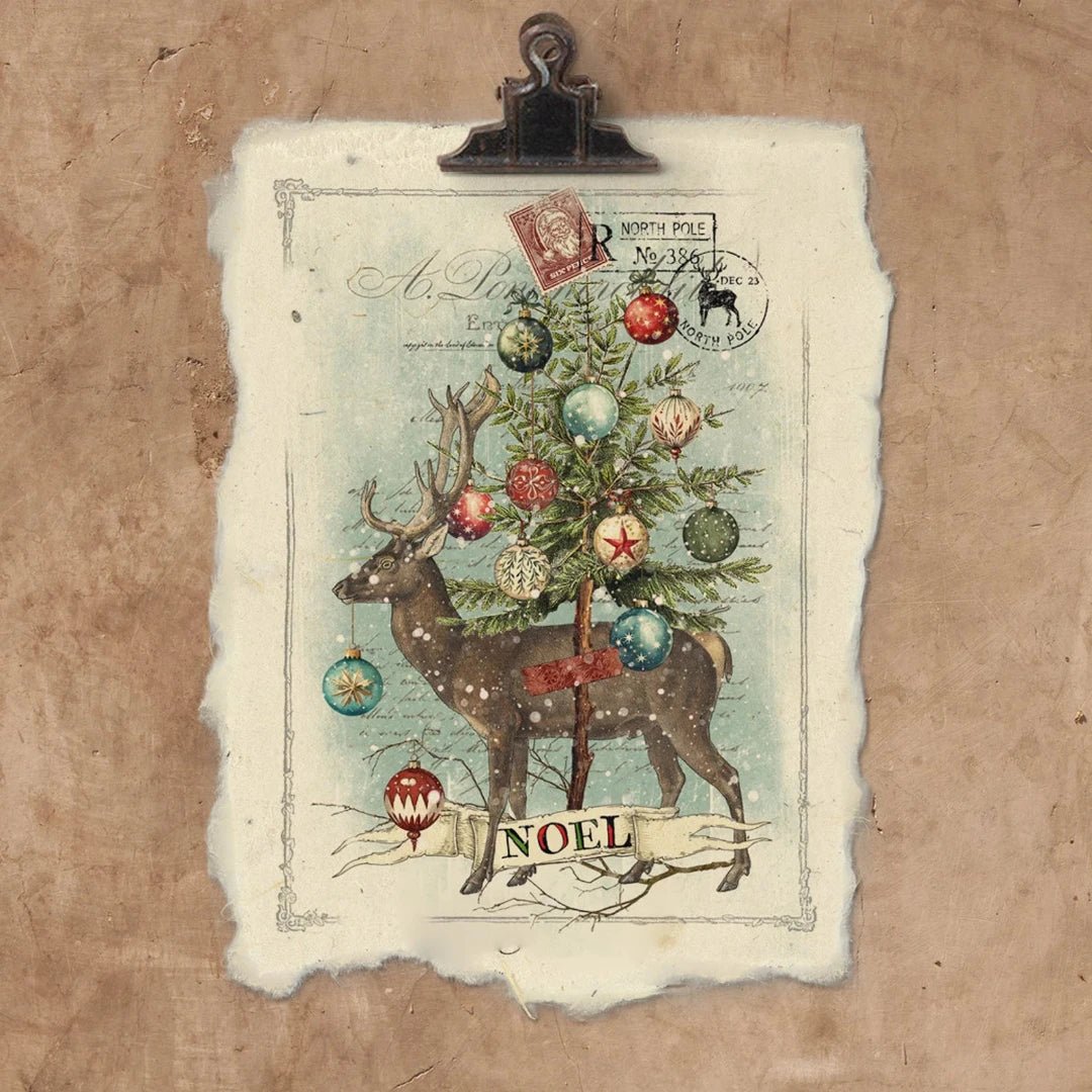 il_1588xN.5849595321_b9pt.jpg Noel {Christmas} Art Print on 12x16 Handmade Paper