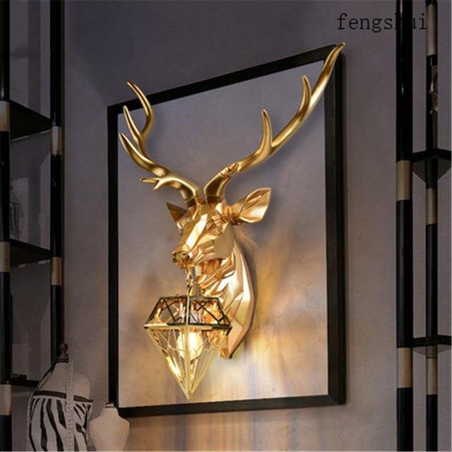 modern-american-retro-deer-led-wall-lamp-526773.jpg Modern American Retro Deer LED Wall Sconce Lamp - Image 2