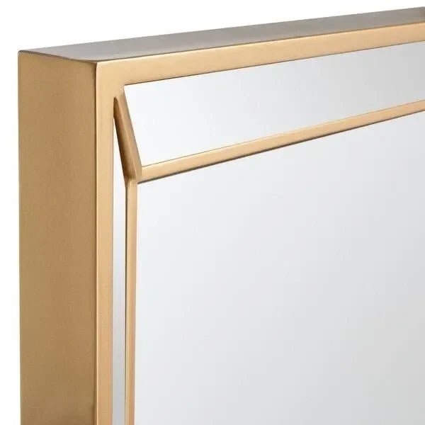 mrr2004a-detail.jpg Presea Wood and Metal Mirror in Gold - Image 2