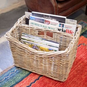 Storage & Organization Rattan Magazine Rack