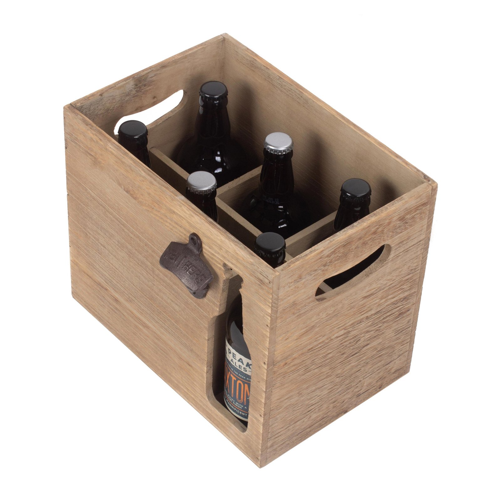 pic_9995_3_62615a3e1c54c_bec8d346-306e-441c-94d4-ee7e0522f05b.jpg Beer Bottle Carrier With Bottle Opener - Image 3