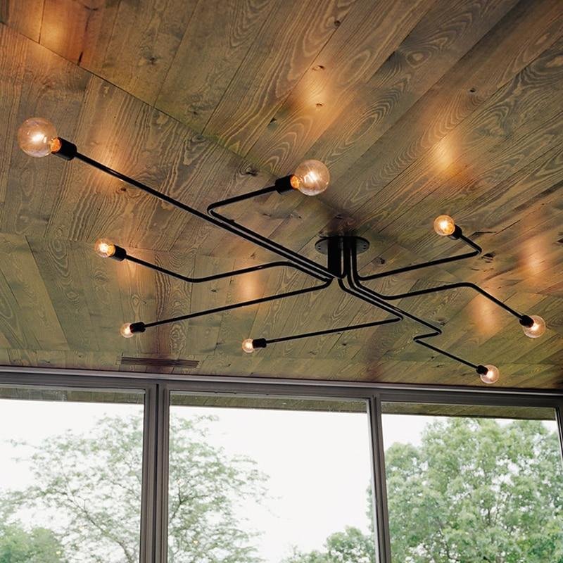 retro-23-12-to-47-14-wide-metal-wire-branching-pendant-ceiling-lights-144505.jpg Retro 23 1/2" to 47 1/4" Wide Metal Wire Branching Pendant Ceiling Lights