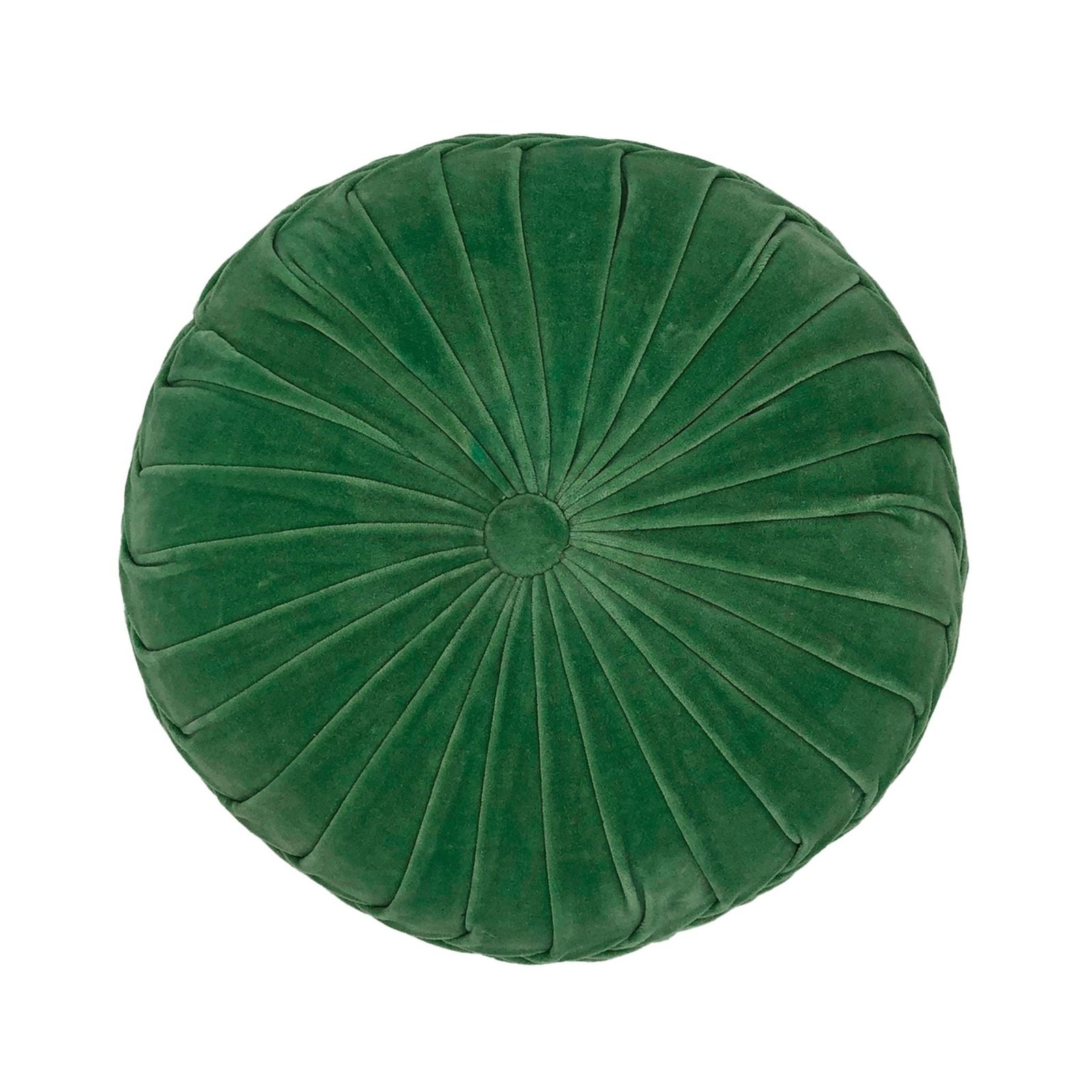roundgreengage.jpg Greengage 16in Round Velvet Throw Pillow