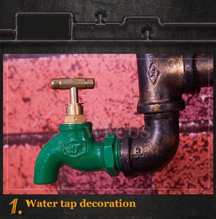 vintage-steampunk-industrial-fake-water-pipe-wall-light-384853.jpg Vintage Steampunk Industrial Fake Water Pipe Wall Light - Image 5