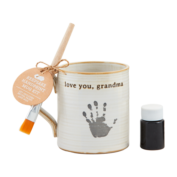 webimage-117DC546-D70A-4365-B93265FDA85BCC00_dea7f79e-73a5-4f60-bae5-2653af909ab1.png Grandma or Mom Handprint Mug 3-piece Set - Image 2
