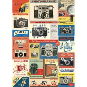 Vintage Cameras 20x28 Wrap Sheet/Art Print